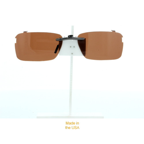 Our clip-on sunglasses will make your prescription eyeglasses appear like another pair of prescription sunglasses of the same model and size because we custom make it to the shape, size, and curve of your frame. Here is your favorite eyeglasses with our custom-made, featherweight polarized clip-on sunglasses (100% UVA and UVB or 400 UV protection from harmful sun rays). Your satisfaction is guaranteed!