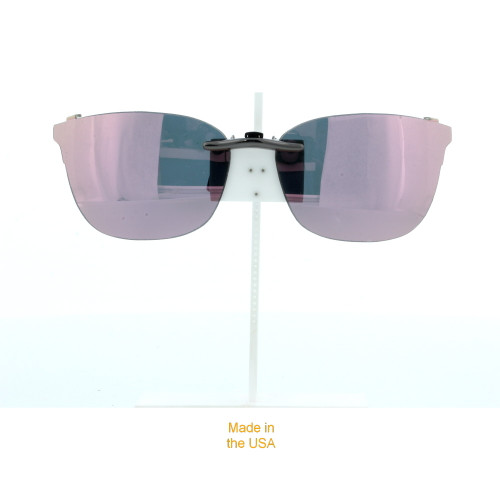 Our clip-on sunglasses will make your prescription eyeglasses appear like another pair of prescription sunglasses of the same model and size because we custom make it to the shape, size, and curve of your frame. Here is your favorite eyeglasses with our custom-made, featherweight polarized clip-on sunglasses (100% UVA and UVB or 400 UV protection from harmful sun rays). Your satisfaction is guaranteed!