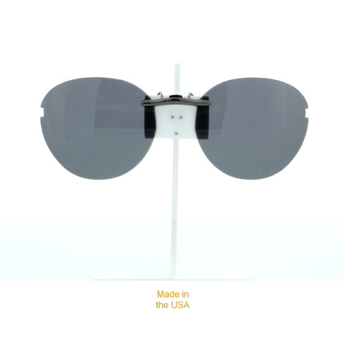 Our clip-on sunglasses will make your prescription eyeglasses appear like another pair of prescription sunglasses of the same model and size because we custom make it to the shape, size, and curve of your frame. Here is your favorite eyeglasses with our custom-made, featherweight polarized clip-on sunglasses (100% UVA and UVB or 400 UV protection from harmful sun rays). Your satisfaction is guaranteed!