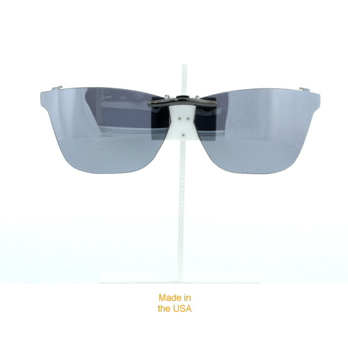 Our clip-on sunglasses will make your prescription eyeglasses appear like another pair of prescription sunglasses of the same model and size because we custom make it to the shape, size, and curve of your frame. Here is your favorite eyeglasses with our custom-made, featherweight polarized clip-on sunglasses (100% UVA and UVB or 400 UV protection from harmful sun rays). Your satisfaction is guaranteed!