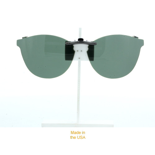 Our clip-on sunglasses will make your prescription eyeglasses appear like another pair of prescription sunglasses of the same model and size because we custom make it to the shape, size, and curve of your frame. Here is your favorite eyeglasses with our custom-made, featherweight polarized clip-on sunglasses (100% UVA and UVB or 400 UV protection from harmful sun rays). Your satisfaction is guaranteed!