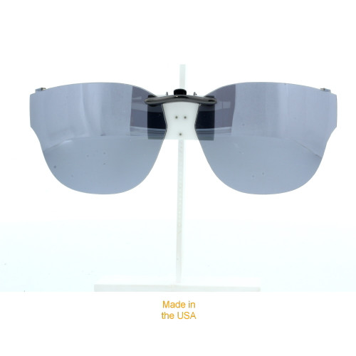 Our clip-on sunglasses will make your prescription eyeglasses appear like another pair of prescription sunglasses of the same model and size because we custom make it to the shape, size, and curve of your frame. Here is your favorite eyeglasses with our custom-made, featherweight polarized clip-on sunglasses (100% UVA and UVB or 400 UV protection from harmful sun rays). Your satisfaction is guaranteed!