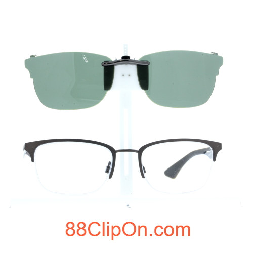 Our clip-on sunglasses will make your prescription eyeglasses appear like another pair of prescription sunglasses of the same model and size because we custom make it to the shape, size, and curve of your frame. Here is your favorite eyeglasses with our custom-made, featherweight polarized clip-on sunglasses (100% UVA and UVB or 400 UV protection from harmful sun rays). Your satisfaction is guaranteed!
