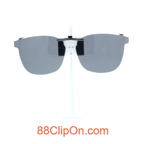Our clip-on sunglasses will make your prescription eyeglasses appear like another pair of prescription sunglasses of the same model and size because we custom make it to the shape, size, and curve of your frame. Here is your favorite eyeglasses with our custom-made, featherweight polarized clip-on sunglasses (100% UVA and UVB or 400 UV protection from harmful sun rays). Your satisfaction is guaranteed!