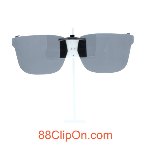 Our clip-on sunglasses will make your prescription eyeglasses appear like another pair of prescription sunglasses of the same model and size because we custom make it to the shape, size, and curve of your frame. Here is your favorite eyeglasses with our custom-made, featherweight polarized clip-on sunglasses (100% UVA and UVB or 400 UV protection from harmful sun rays). Your satisfaction is guaranteed!