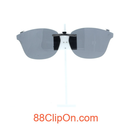 Our clip-on sunglasses will make your prescription eyeglasses appear like another pair of prescription sunglasses of the same model and size because we custom make it to the shape, size, and curve of your frame. Here is your favorite eyeglasses with our custom-made, featherweight polarized clip-on sunglasses (100% UVA and UVB or 400 UV protection from harmful sun rays). Your satisfaction is guaranteed!