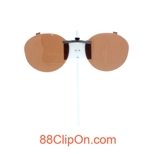 Our clip-on sunglasses will make your prescription eyeglasses appear like another pair of prescription sunglasses of the same model and size because we custom make it to the shape, size, and curve of your frame. Here is your favorite eyeglasses with our custom-made, featherweight polarized clip-on sunglasses (100% UVA and UVB or 400 UV protection from harmful sun rays). Your satisfaction is guaranteed!