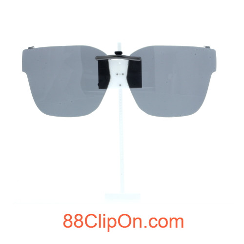 Our clip-on sunglasses will make your prescription eyeglasses appear like another pair of prescription sunglasses of the same model and size because we custom make it to the shape, size, and curve of your frame. Here is your favorite eyeglasses with our custom-made, featherweight polarized clip-on sunglasses (100% UVA and UVB or 400 UV protection from harmful sun rays). Your satisfaction is guaranteed!