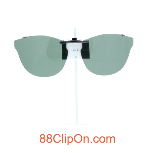 Our clip-on sunglasses will make your prescription eyeglasses appear like another pair of prescription sunglasses of the same model and size because we custom make it to the shape, size, and curve of your frame. Here is your favorite eyeglasses with our custom-made, featherweight polarized clip-on sunglasses (100% UVA and UVB or 400 UV protection from harmful sun rays). Your satisfaction is guaranteed!