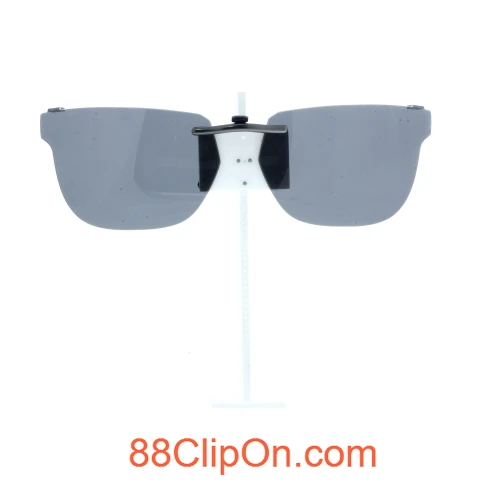 Our clip-on sunglasses will make your prescription eyeglasses appear like another pair of prescription sunglasses of the same model and size because we custom make it to the shape, size, and curve of your frame. Here is your favorite eyeglasses with our custom-made, featherweight polarized clip-on sunglasses (100% UVA and UVB or 400 UV protection from harmful sun rays). Your satisfaction is guaranteed!