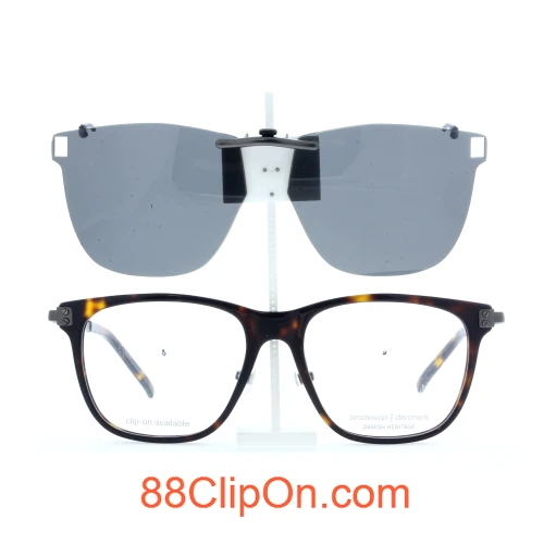 Our clip-on sunglasses will make your prescription eyeglasses appear like another pair of prescription sunglasses of the same model and size because we custom make it to the shape, size, and curve of your frame. Here is your favorite eyeglasses with our custom-made, featherweight polarized clip-on sunglasses (100% UVA and UVB or 400 UV protection from harmful sun rays). Your satisfaction is guaranteed!