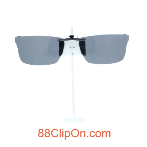 Our clip-on sunglasses will make your prescription eyeglasses appear like another pair of prescription sunglasses of the same model and size because we custom make it to the shape, size, and curve of your frame. Here is your favorite eyeglasses with our custom-made, featherweight polarized clip-on sunglasses (100% UVA and UVB or 400 UV protection from harmful sun rays). Your satisfaction is guaranteed!