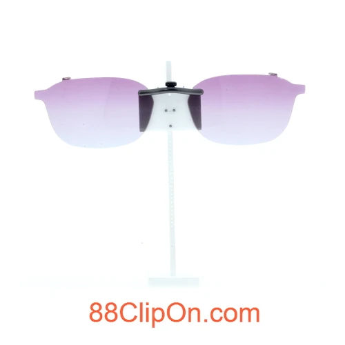 Our clip-on sunglasses will make your prescription eyeglasses appear like another pair of prescription sunglasses of the same model and size because we custom make it to the shape, size, and curve of your frame. Here is your favorite eyeglasses with our custom-made, featherweight polarized clip-on sunglasses (100% UVA and UVB or 400 UV protection from harmful sun rays). Your satisfaction is guaranteed!