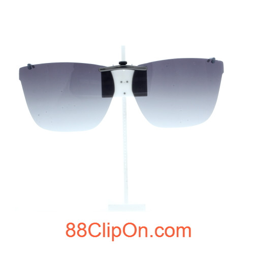 Our clip-on sunglasses will make your prescription eyeglasses appear like another pair of prescription sunglasses of the same model and size because we custom make it to the shape, size, and curve of your frame. Here is your favorite eyeglasses with our custom-made, featherweight polarized clip-on sunglasses (100% UVA and UVB or 400 UV protection from harmful sun rays). Your satisfaction is guaranteed!