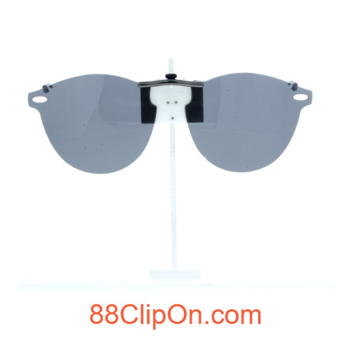 Our clip-on sunglasses will make your prescription eyeglasses appear like another pair of prescription sunglasses of the same model and size because we custom make it to the shape, size, and curve of your frame. Here is your favorite eyeglasses with our custom-made, featherweight polarized clip-on sunglasses (100% UVA and UVB or 400 UV protection from harmful sun rays). Your satisfaction is guaranteed!