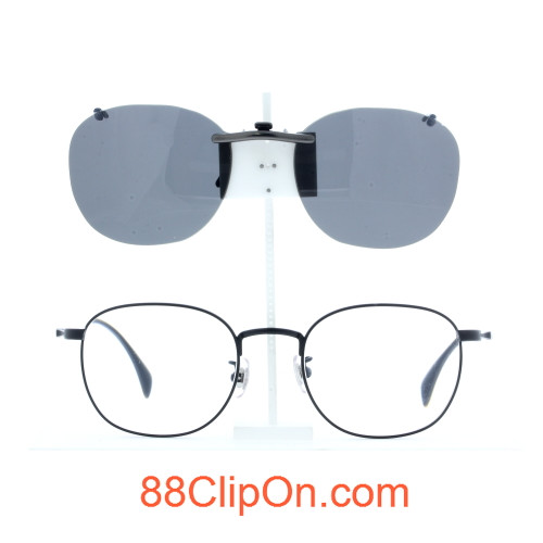 Our clip-on sunglasses will make your prescription eyeglasses appear like another pair of prescription sunglasses of the same model and size because we custom make it to the shape, size, and curve of your frame. Here is your favorite eyeglasses with our custom-made, featherweight polarized clip-on sunglasses (100% UVA and UVB or 400 UV protection from harmful sun rays). Your satisfaction is guaranteed!