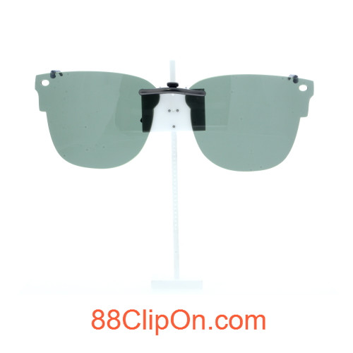 Our clip-on sunglasses will make your prescription eyeglasses appear like another pair of prescription sunglasses of the same model and size because we custom make it to the shape, size, and curve of your frame. Here is your favorite eyeglasses with our custom-made, featherweight polarized clip-on sunglasses (100% UVA and UVB or 400 UV protection from harmful sun rays). Your satisfaction is guaranteed!