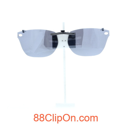 Our clip-on sunglasses will make your prescription eyeglasses appear like another pair of prescription sunglasses of the same model and size because we custom make it to the shape, size, and curve of your frame. Here is your favorite eyeglasses with our custom-made, featherweight polarized clip-on sunglasses (100% UVA and UVB or 400 UV protection from harmful sun rays). Your satisfaction is guaranteed!