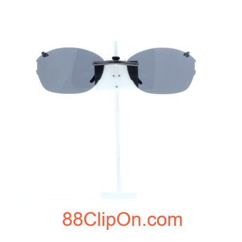 Our clip-on sunglasses will make your prescription eyeglasses appear like another pair of prescription sunglasses of the same model and size because we custom make it to the shape, size, and curve of your frame. Here is your favorite eyeglasses with our custom-made, featherweight polarized clip-on sunglasses (100% UVA and UVB or 400 UV protection from harmful sun rays). Your satisfaction is guaranteed!
