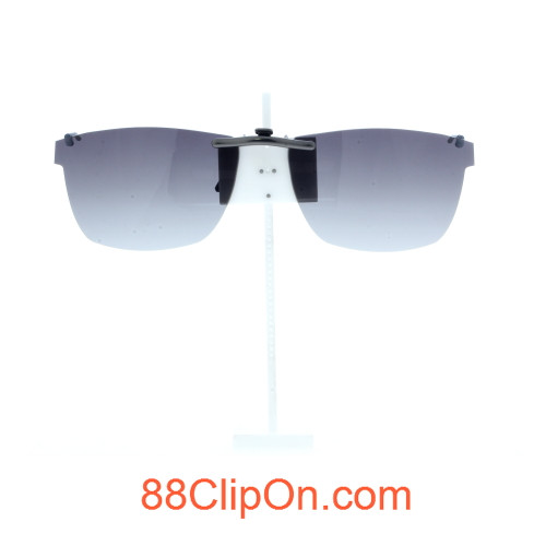 Our clip-on sunglasses will make your prescription eyeglasses appear like another pair of prescription sunglasses of the same model and size because we custom make it to the shape, size, and curve of your frame. Here is your favorite eyeglasses with our custom-made, featherweight polarized clip-on sunglasses (100% UVA and UVB or 400 UV protection from harmful sun rays). Your satisfaction is guaranteed!