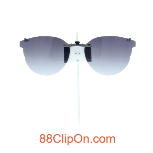 Our clip-on sunglasses will make your prescription eyeglasses appear like another pair of prescription sunglasses of the same model and size because we custom make it to the shape, size, and curve of your frame. Here is your favorite eyeglasses with our custom-made, featherweight polarized clip-on sunglasses (100% UVA and UVB or 400 UV protection from harmful sun rays). Your satisfaction is guaranteed!