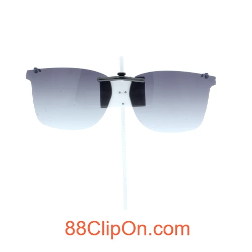 Our clip-on sunglasses will make your prescription eyeglasses appear like another pair of prescription sunglasses of the same model and size because we custom make it to the shape, size, and curve of your frame. Here is your favorite eyeglasses with our custom-made, featherweight polarized clip-on sunglasses (100% UVA and UVB or 400 UV protection from harmful sun rays). Your satisfaction is guaranteed!
