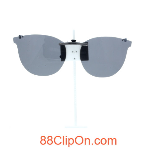 Our clip-on sunglasses will make your prescription eyeglasses appear like another pair of prescription sunglasses of the same model and size because we custom make it to the shape, size, and curve of your frame. Here is your favorite eyeglasses with our custom-made, featherweight polarized clip-on sunglasses (100% UVA and UVB or 400 UV protection from harmful sun rays). Your satisfaction is guaranteed!