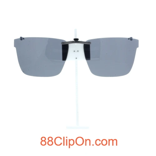 Our clip-on sunglasses will make your prescription eyeglasses appear like another pair of prescription sunglasses of the same model and size because we custom make it to the shape, size, and curve of your frame. Here is your favorite eyeglasses with our custom-made, featherweight polarized clip-on sunglasses (100% UVA and UVB or 400 UV protection from harmful sun rays). Your satisfaction is guaranteed!