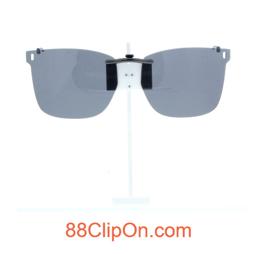 Our clip-on sunglasses will make your prescription eyeglasses appear like another pair of prescription sunglasses of the same model and size because we custom make it to the shape, size, and curve of your frame. Here is your favorite eyeglasses with our custom-made, featherweight polarized clip-on sunglasses (100% UVA and UVB or 400 UV protection from harmful sun rays). Your satisfaction is guaranteed!