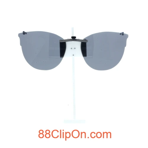Our clip-on sunglasses will make your prescription eyeglasses appear like another pair of prescription sunglasses of the same model and size because we custom make it to the shape, size, and curve of your frame. Here is your favorite eyeglasses with our custom-made, featherweight polarized clip-on sunglasses (100% UVA and UVB or 400 UV protection from harmful sun rays). Your satisfaction is guaranteed!