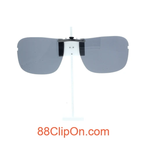 Our clip-on sunglasses will make your prescription eyeglasses appear like another pair of prescription sunglasses of the same model and size because we custom make it to the shape, size, and curve of your frame. Here is your favorite eyeglasses with our custom-made, featherweight polarized clip-on sunglasses (100% UVA and UVB or 400 UV protection from harmful sun rays). Your satisfaction is guaranteed!