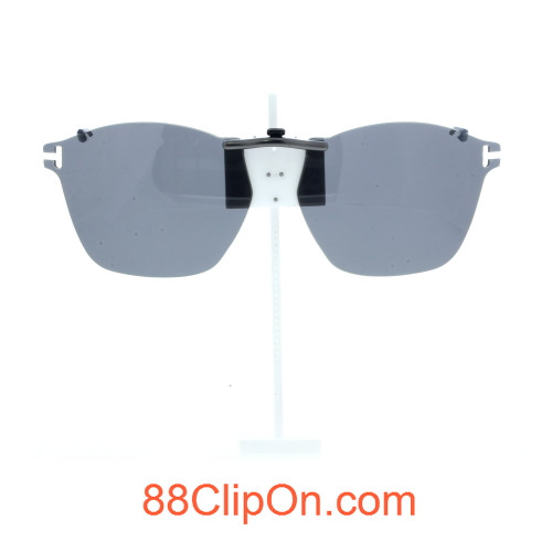 Our clip-on sunglasses will make your prescription eyeglasses appear like another pair of prescription sunglasses of the same model and size because we custom make it to the shape, size, and curve of your frame. Here is your favorite eyeglasses with our custom-made, featherweight polarized clip-on sunglasses (100% UVA and UVB or 400 UV protection from harmful sun rays). Your satisfaction is guaranteed!