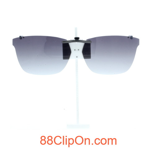 Our clip-on sunglasses will make your prescription eyeglasses appear like another pair of prescription sunglasses of the same model and size because we custom make it to the shape, size, and curve of your frame. Here is your favorite eyeglasses with our custom-made, featherweight polarized clip-on sunglasses (100% UVA and UVB or 400 UV protection from harmful sun rays). Your satisfaction is guaranteed!