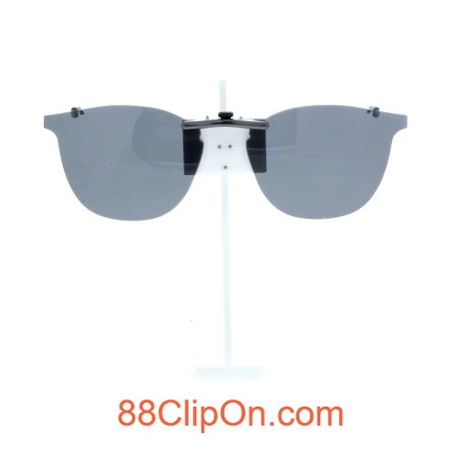 Our clip-on sunglasses will make your prescription eyeglasses appear like another pair of prescription sunglasses of the same model and size because we custom make it to the shape, size, and curve of your frame. Here is your favorite eyeglasses with our custom-made, featherweight polarized clip-on sunglasses (100% UVA and UVB or 400 UV protection from harmful sun rays). Your satisfaction is guaranteed!