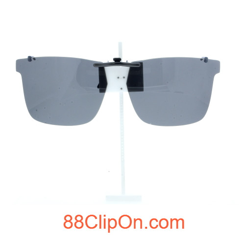 Our clip-on sunglasses will make your prescription eyeglasses appear like another pair of prescription sunglasses of the same model and size because we custom make it to the shape, size, and curve of your frame. Here is your favorite eyeglasses with our custom-made, featherweight polarized clip-on sunglasses (100% UVA and UVB or 400 UV protection from harmful sun rays). Your satisfaction is guaranteed!