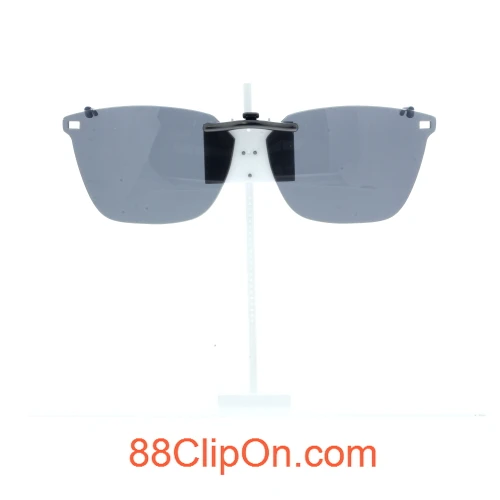 Our clip-on sunglasses will make your prescription eyeglasses appear like another pair of prescription sunglasses of the same model and size because we custom make it to the shape, size, and curve of your frame. Here is your favorite eyeglasses with our custom-made, featherweight polarized clip-on sunglasses (100% UVA and UVB or 400 UV protection from harmful sun rays). Your satisfaction is guaranteed!