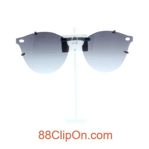 Our clip-on sunglasses will make your prescription eyeglasses appear like another pair of prescription sunglasses of the same model and size because we custom make it to the shape, size, and curve of your frame. Here is your favorite eyeglasses with our custom-made, featherweight polarized clip-on sunglasses (100% UVA and UVB or 400 UV protection from harmful sun rays). Your satisfaction is guaranteed!