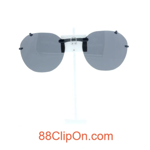 Our clip-on sunglasses will make your prescription eyeglasses appear like another pair of prescription sunglasses of the same model and size because we custom make it to the shape, size, and curve of your frame. Here is your favorite eyeglasses with our custom-made, featherweight polarized clip-on sunglasses (100% UVA and UVB or 400 UV protection from harmful sun rays). Your satisfaction is guaranteed!