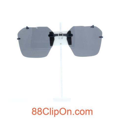 Our clip-on sunglasses will make your prescription eyeglasses appear like another pair of prescription sunglasses of the same model and size because we custom make it to the shape, size, and curve of your frame. Here is your favorite eyeglasses with our custom-made, featherweight polarized clip-on sunglasses (100% UVA and UVB or 400 UV protection from harmful sun rays). Your satisfaction is guaranteed!
