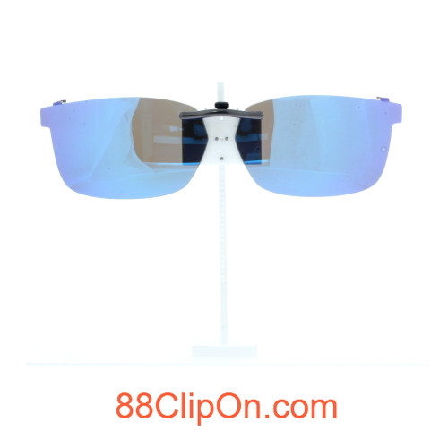 Our clip-on sunglasses will make your prescription eyeglasses appear like another pair of prescription sunglasses of the same model and size because we custom make it to the shape, size, and curve of your frame. Here is your favorite eyeglasses with our custom-made, featherweight polarized clip-on sunglasses (100% UVA and UVB or 400 UV protection from harmful sun rays). Your satisfaction is guaranteed!