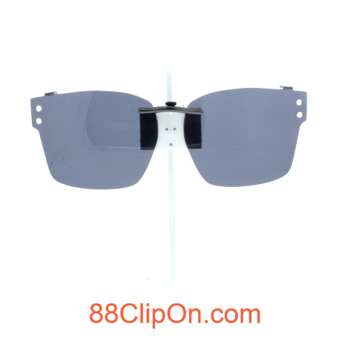 Our clip-on sunglasses will make your prescription eyeglasses appear like another pair of prescription sunglasses of the same model and size because we custom make it to the shape, size, and curve of your frame. Here is your favorite eyeglasses with our custom-made, featherweight polarized clip-on sunglasses (100% UVA and UVB or 400 UV protection from harmful sun rays). Your satisfaction is guaranteed!