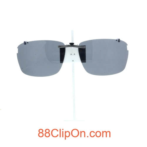 Our clip-on sunglasses will make your prescription eyeglasses appear like another pair of prescription sunglasses of the same model and size because we custom make it to the shape, size, and curve of your frame. Here is your favorite eyeglasses with our custom-made, featherweight polarized clip-on sunglasses (100% UVA and UVB or 400 UV protection from harmful sun rays). Your satisfaction is guaranteed!