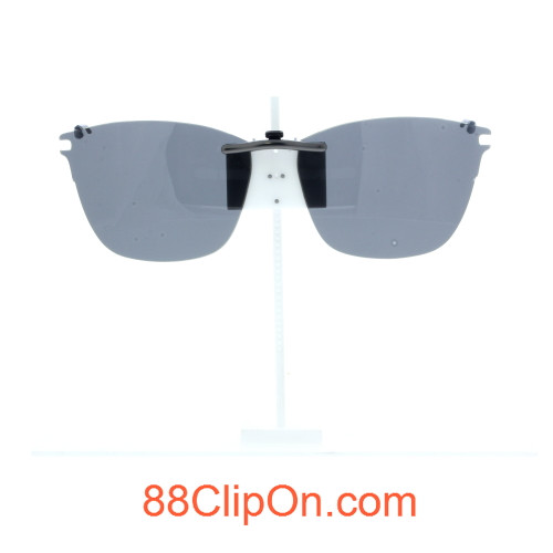 Our clip-on sunglasses will make your prescription eyeglasses appear like another pair of prescription sunglasses of the same model and size because we custom make it to the shape, size, and curve of your frame. Here is your favorite eyeglasses with our custom-made, featherweight polarized clip-on sunglasses (100% UVA and UVB or 400 UV protection from harmful sun rays). Your satisfaction is guaranteed!