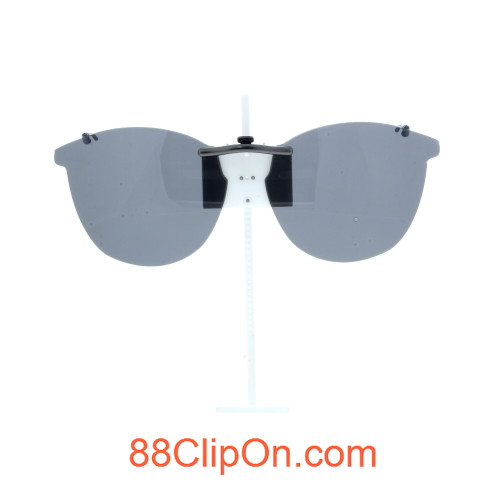 Our clip-on sunglasses will make your prescription eyeglasses appear like another pair of prescription sunglasses of the same model and size because we custom make it to the shape, size, and curve of your frame. Here is your favorite eyeglasses with our custom-made, featherweight polarized clip-on sunglasses (100% UVA and UVB or 400 UV protection from harmful sun rays). Your satisfaction is guaranteed!