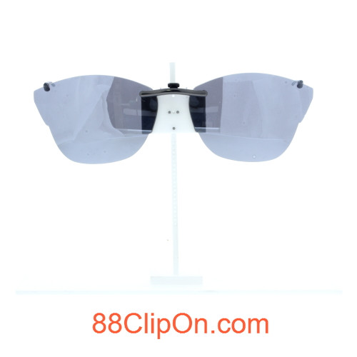 Our clip-on sunglasses will make your prescription eyeglasses appear like another pair of prescription sunglasses of the same model and size because we custom make it to the shape, size, and curve of your frame. Here is your favorite eyeglasses with our custom-made, featherweight polarized clip-on sunglasses (100% UVA and UVB or 400 UV protection from harmful sun rays). Your satisfaction is guaranteed!