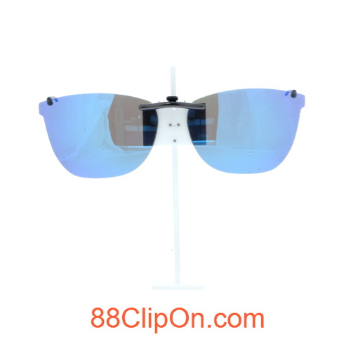 Our clip-on sunglasses will make your prescription eyeglasses appear like another pair of prescription sunglasses of the same model and size because we custom make it to the shape, size, and curve of your frame. Here is your favorite eyeglasses with our custom-made, featherweight polarized clip-on sunglasses (100% UVA and UVB or 400 UV protection from harmful sun rays). Your satisfaction is guaranteed!