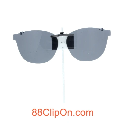 Our clip-on sunglasses will make your prescription eyeglasses appear like another pair of prescription sunglasses of the same model and size because we custom make it to the shape, size, and curve of your frame. Here is your favorite eyeglasses with our custom-made, featherweight polarized clip-on sunglasses (100% UVA and UVB or 400 UV protection from harmful sun rays). Your satisfaction is guaranteed!