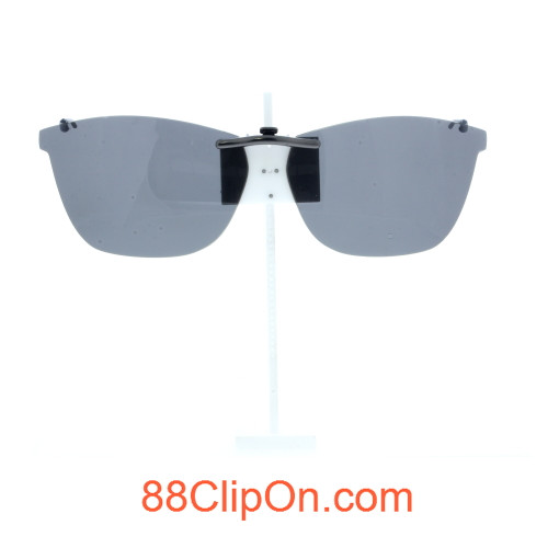 Our clip-on sunglasses will make your prescription eyeglasses appear like another pair of prescription sunglasses of the same model and size because we custom make it to the shape, size, and curve of your frame. Here is your favorite eyeglasses with our custom-made, featherweight polarized clip-on sunglasses (100% UVA and UVB or 400 UV protection from harmful sun rays). Your satisfaction is guaranteed!
