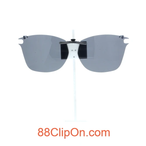 Our clip-on sunglasses will make your prescription eyeglasses appear like another pair of prescription sunglasses of the same model and size because we custom make it to the shape, size, and curve of your frame. Here is your favorite eyeglasses with our custom-made, featherweight polarized clip-on sunglasses (100% UVA and UVB or 400 UV protection from harmful sun rays). Your satisfaction is guaranteed!