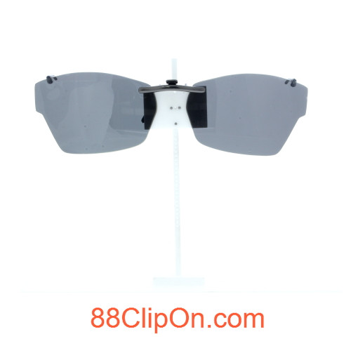 Our clip-on sunglasses will make your prescription eyeglasses appear like another pair of prescription sunglasses of the same model and size because we custom make it to the shape, size, and curve of your frame. Here is your favorite eyeglasses with our custom-made, featherweight polarized clip-on sunglasses (100% UVA and UVB or 400 UV protection from harmful sun rays). Your satisfaction is guaranteed!